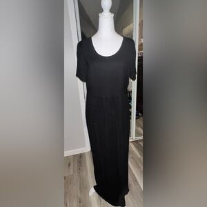 Black Maxi Dress 2X